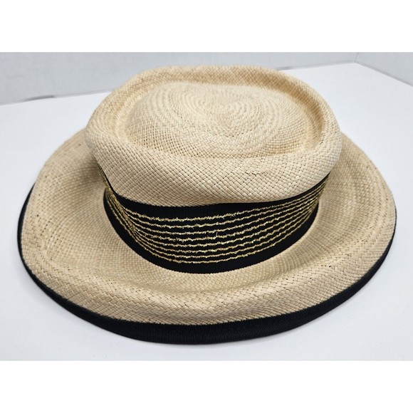 Vintage Georgi Straw Hat Church Party Derby - Picture 4 of 9